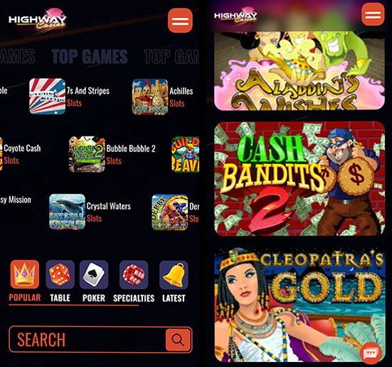 Gambling website games