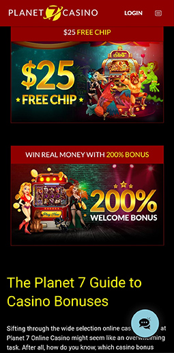 Mobile casino promotions